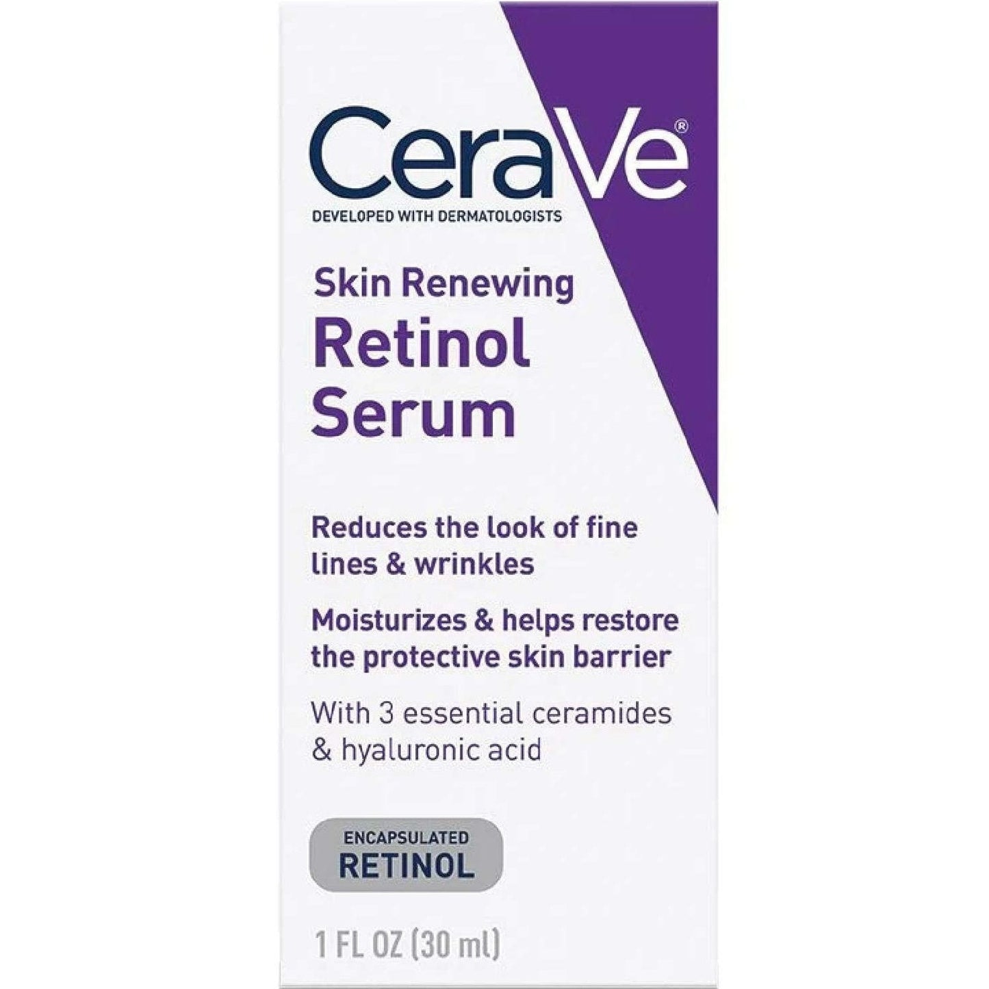 Cerave Skin Renewing Retinol Serum 1 Oz