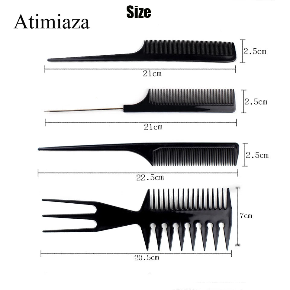 10 Pcs Hair Styling Comb Set For All Hair