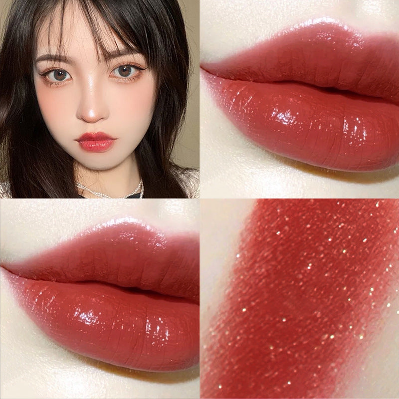 Chestnut Lip Glaze Cream Texture Autumn And Winter New Style