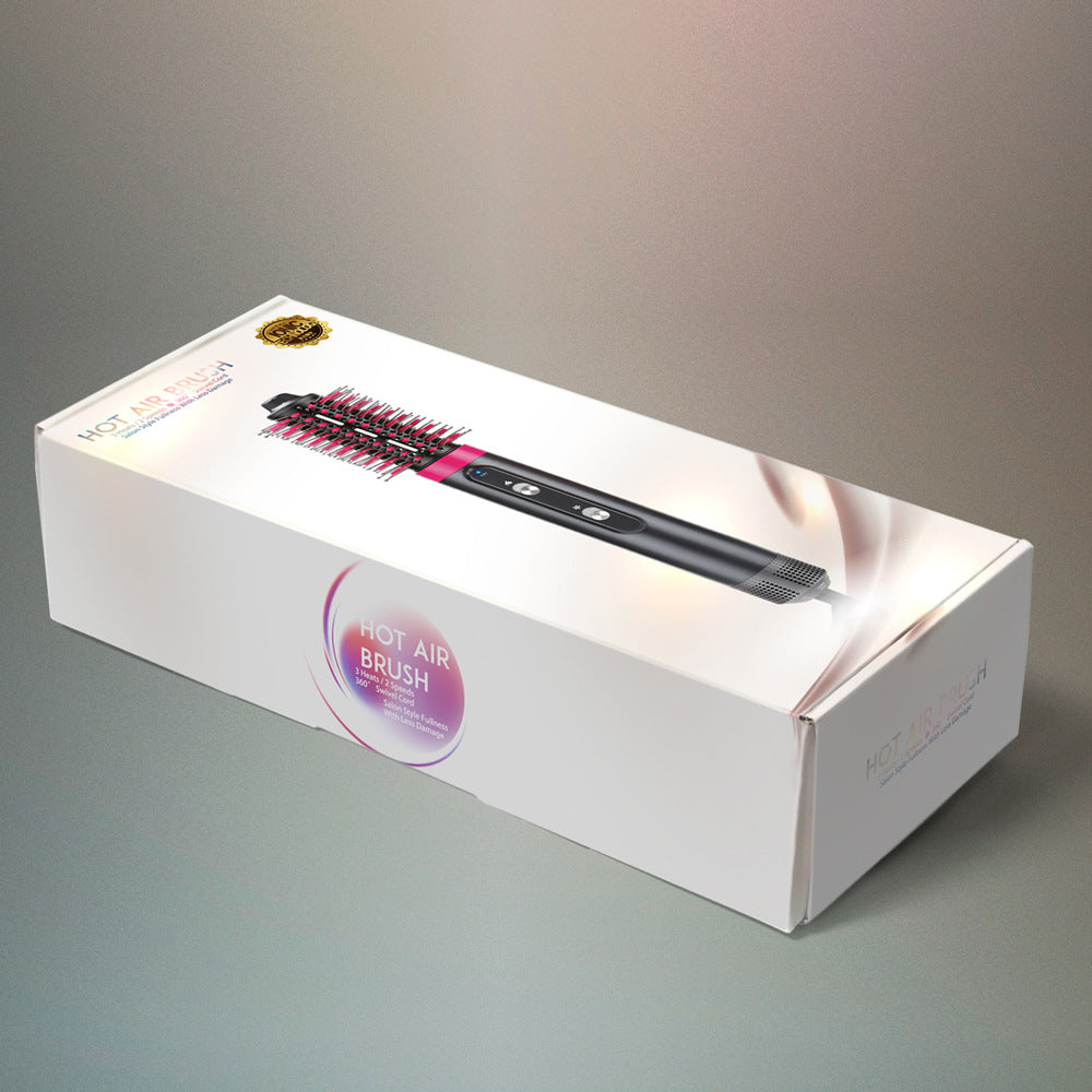 4 Heads Hair Dryer Curling Iron Rotating Brush 4 In 1