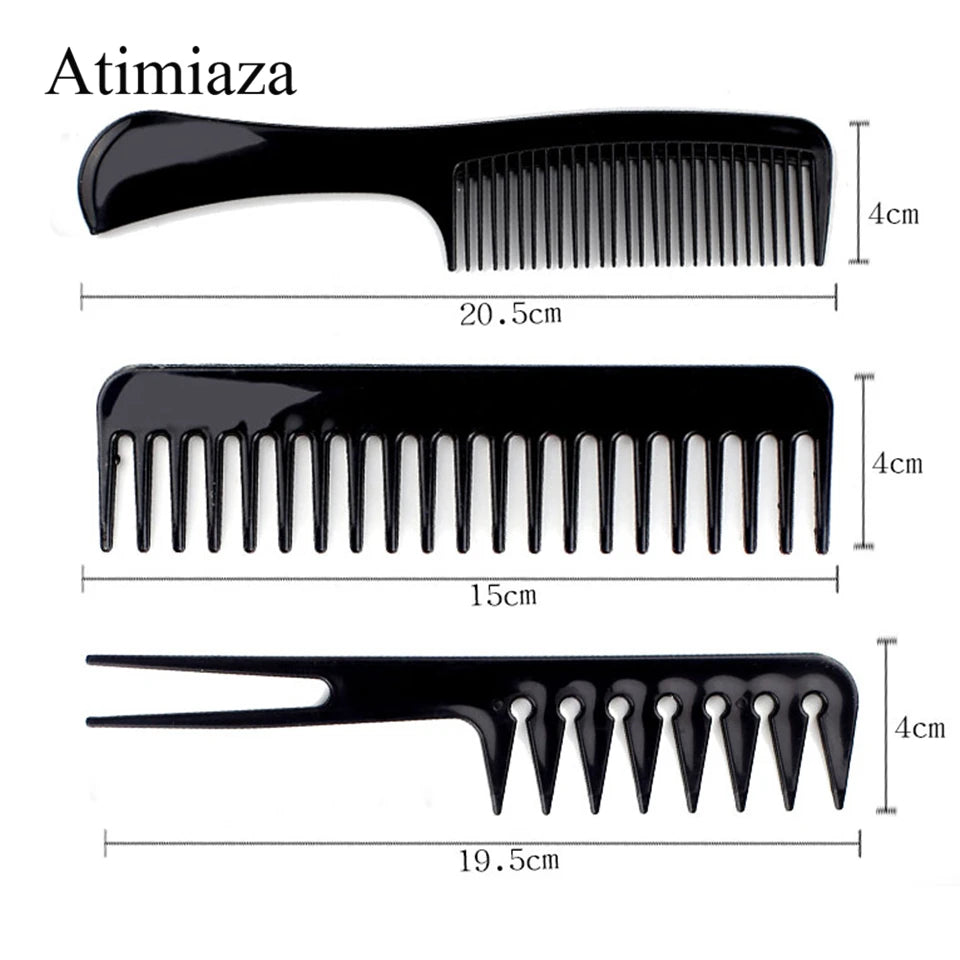 10 Pcs Hair Styling Comb Set For All Hair