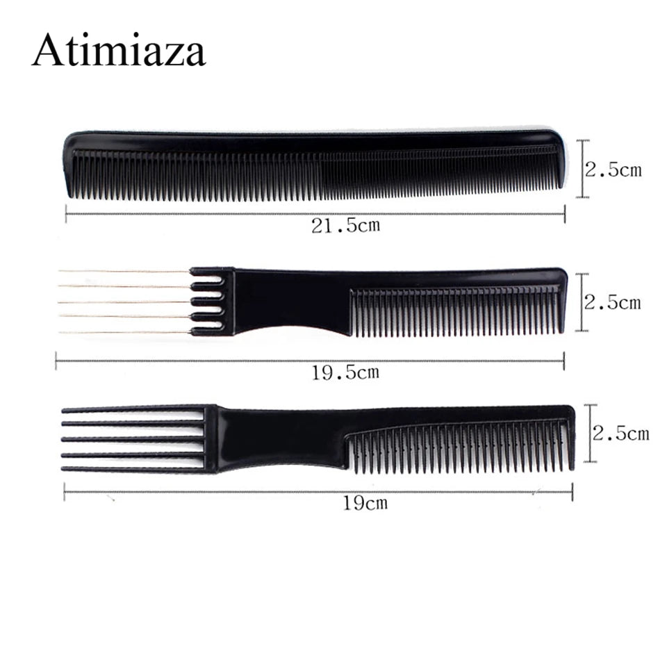 10 Pcs Hair Styling Comb Set For All Hair