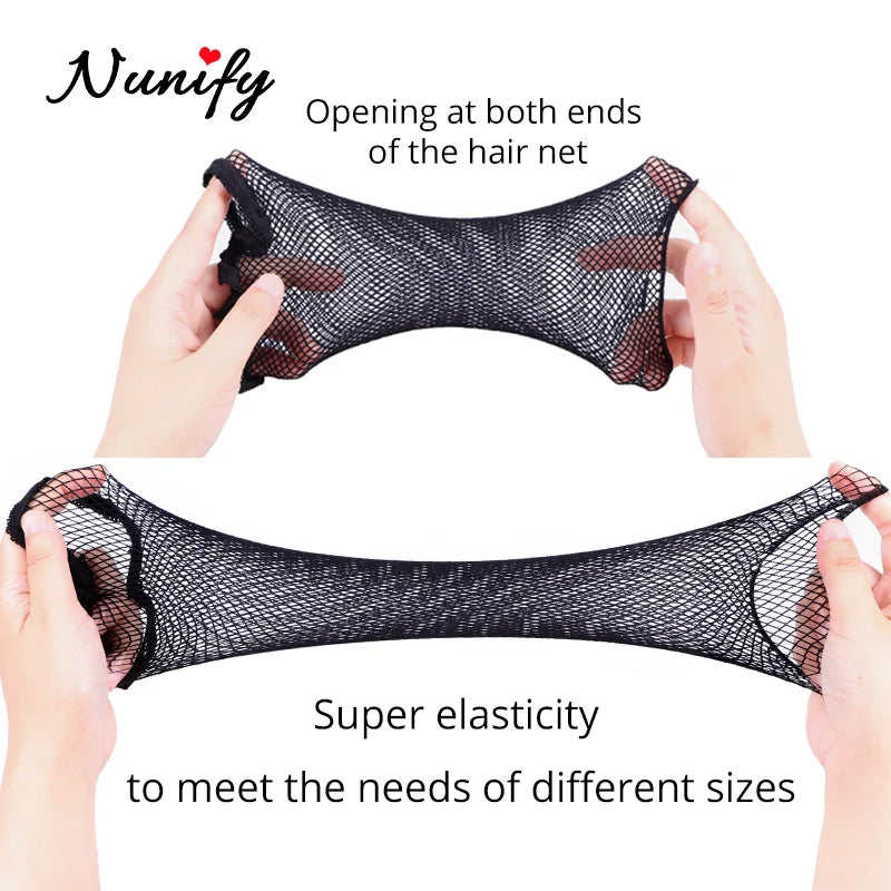 2 Pieces/Stretchable Elastic Hair Net