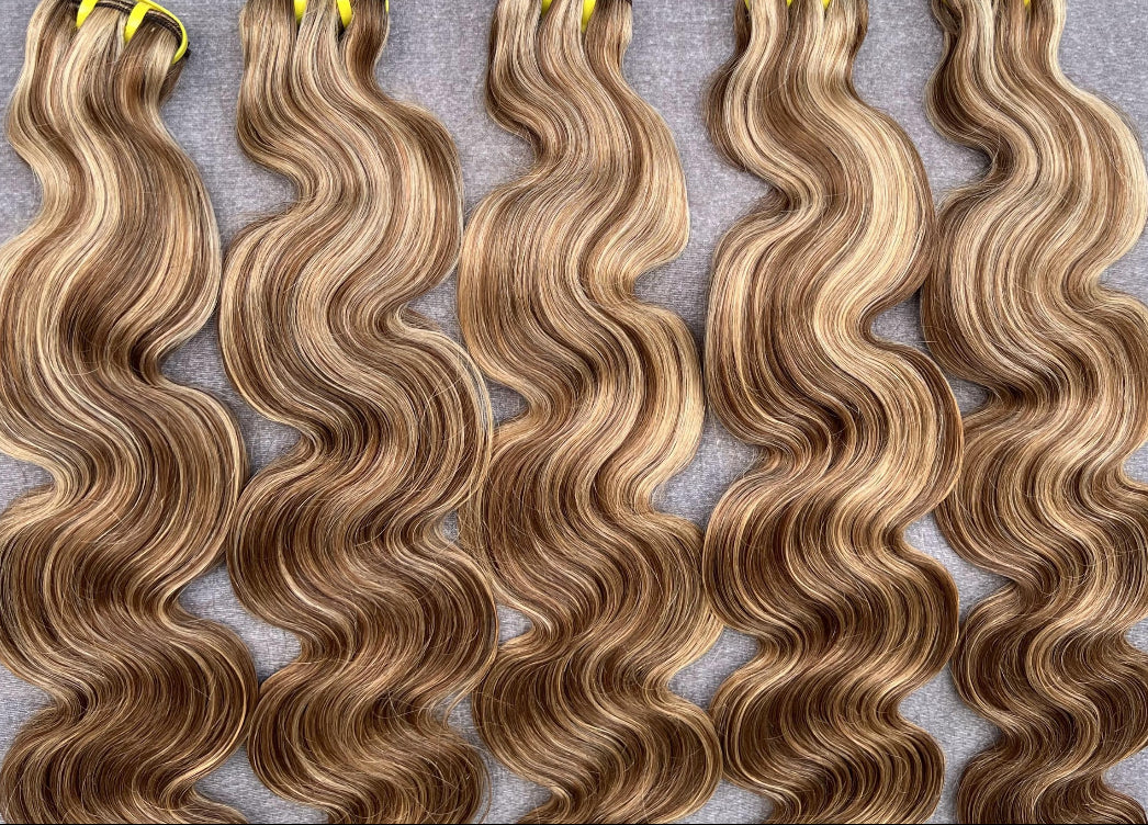 Allure Raw Indian Silk Body Wave Clip-Ins