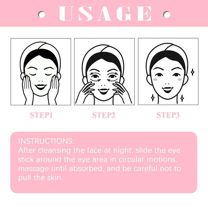 Retinol Eye Cream Instant Removing Dark Circle Moisturizing Beauty Stick