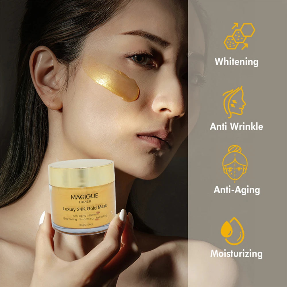 24K Gold Collagen Anti Aging Facial Mask