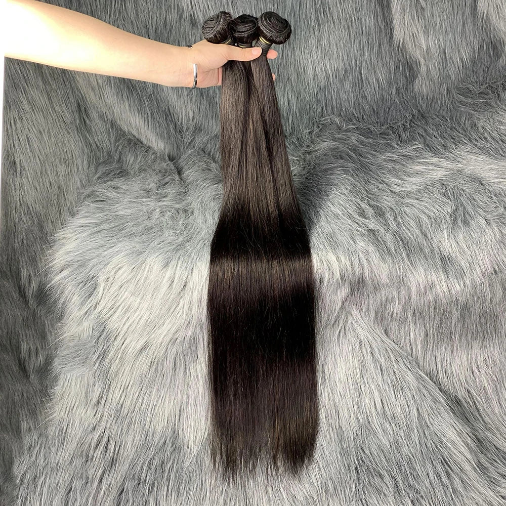 Straight Peruvian Hair Bundles 8-30 Inches 100% Human Hair