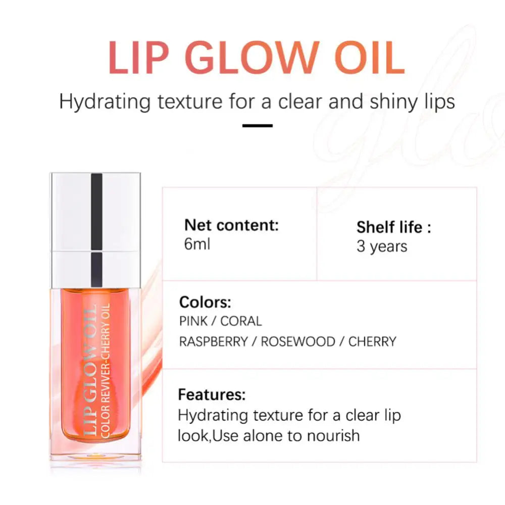 Lips Glow Oil Treatment Tinted Lip Plumper Serum