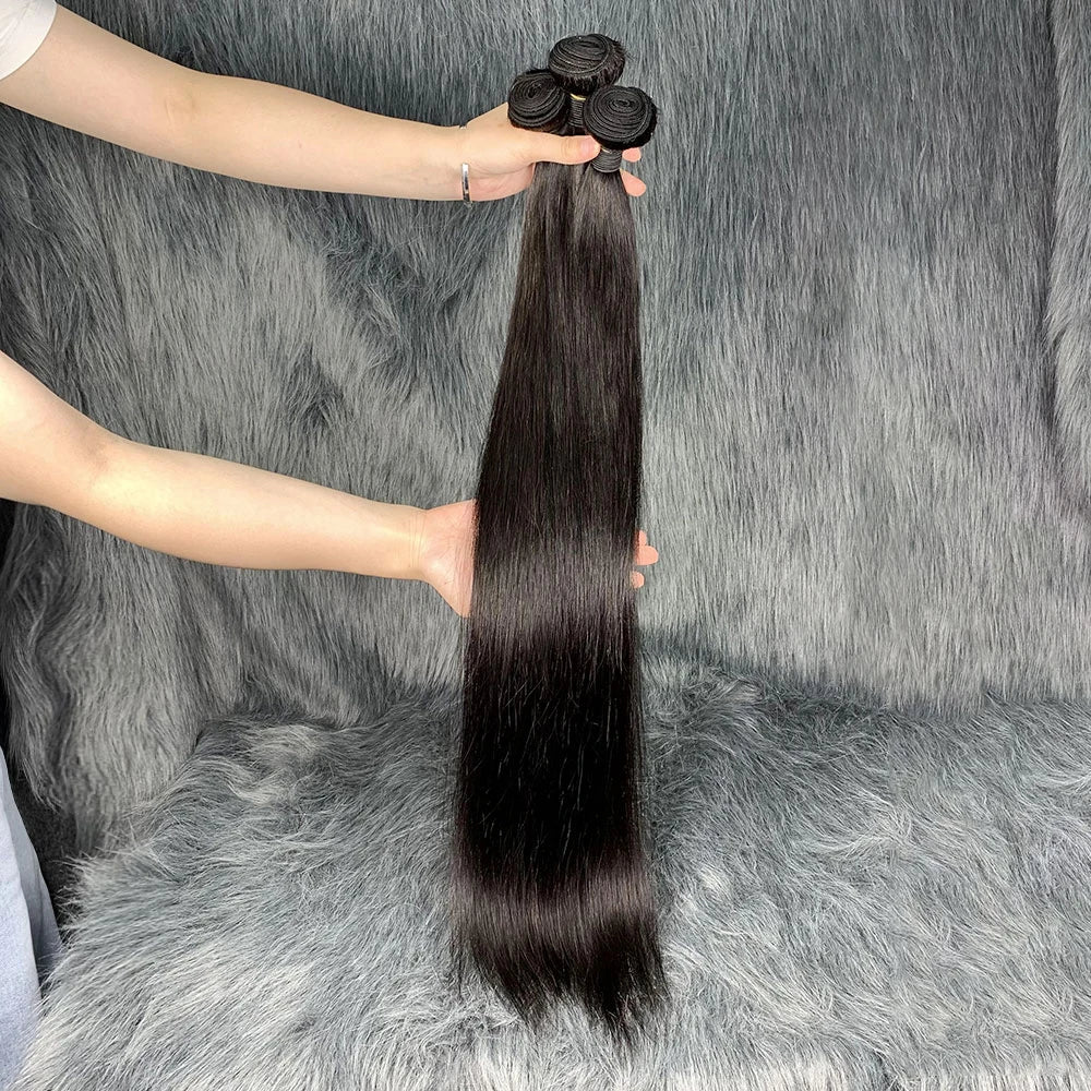 Straight Peruvian Hair Bundles 8-30 Inches 100% Human Hair