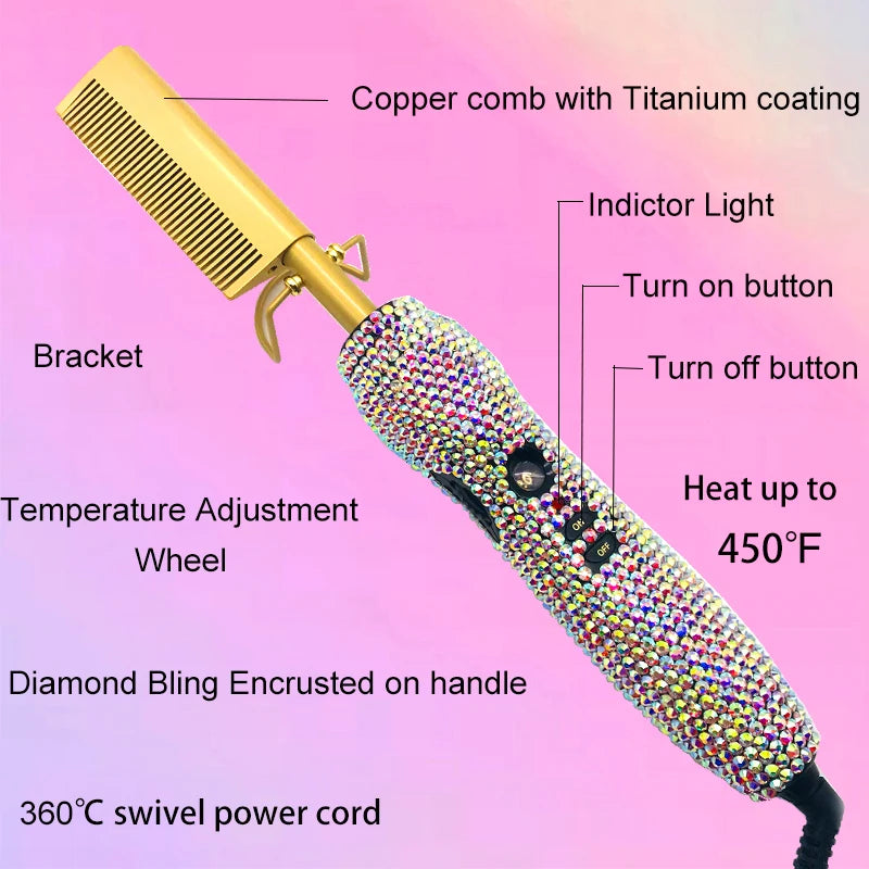 Crystalized  Hair Tool Set