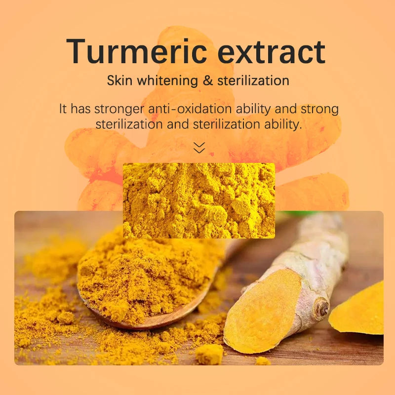 LIYALAN Turmeric Face Soap Acne Treatment  Dark Spot Correcting Moisturizing Handmade Bath Soap