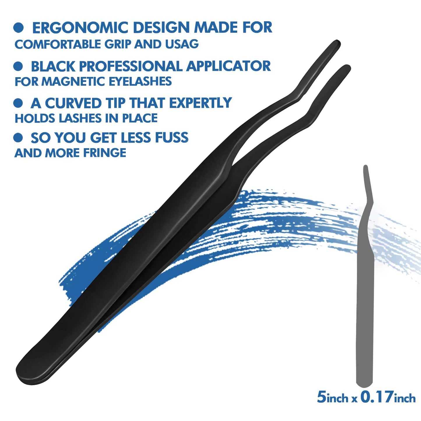 3D Magnetic Eyelashes with Eyeliner Kit 5 Pairs Reusable False Eyelashes Natural Look Magnetic Lashes