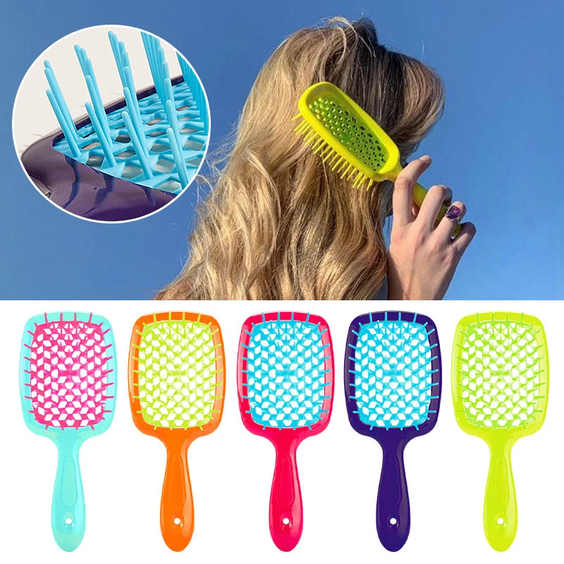 Wide Teeth Air Cushion Curly Hair Brush