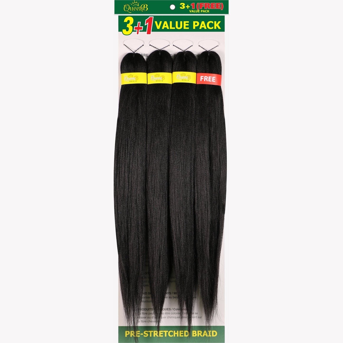 Queen B Pre-Stretched Value Braiding Pack