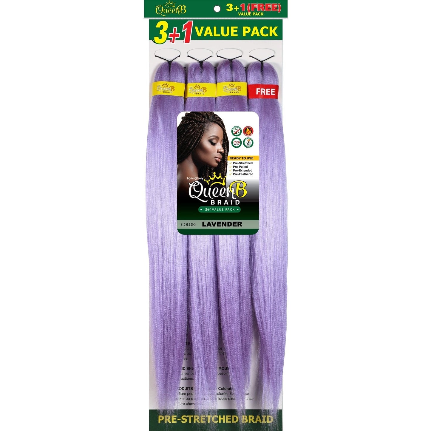 Queen B Pre-Stretched Value Braiding Pack