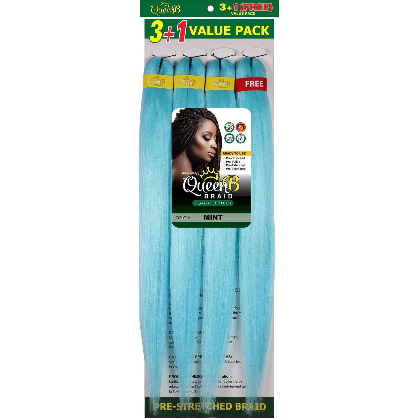 Queen B Pre-Stretched Value Braiding Pack