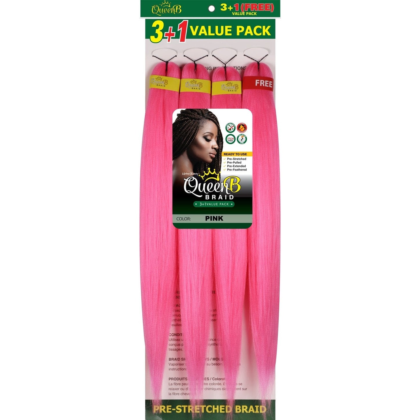 Queen B Pre-Stretched Value Braiding Pack