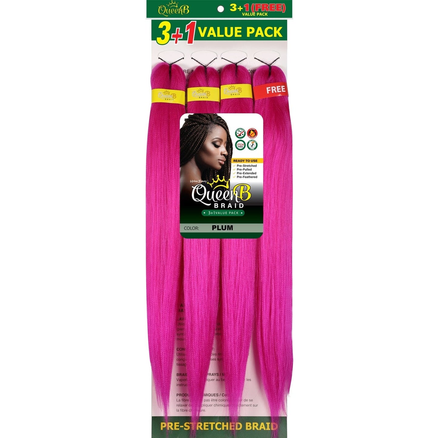 Queen B Pre-Stretched Value Braiding Pack