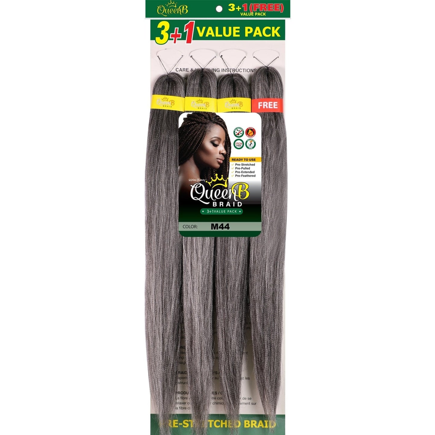 Queen B Pre-Stretched Value Braiding Pack