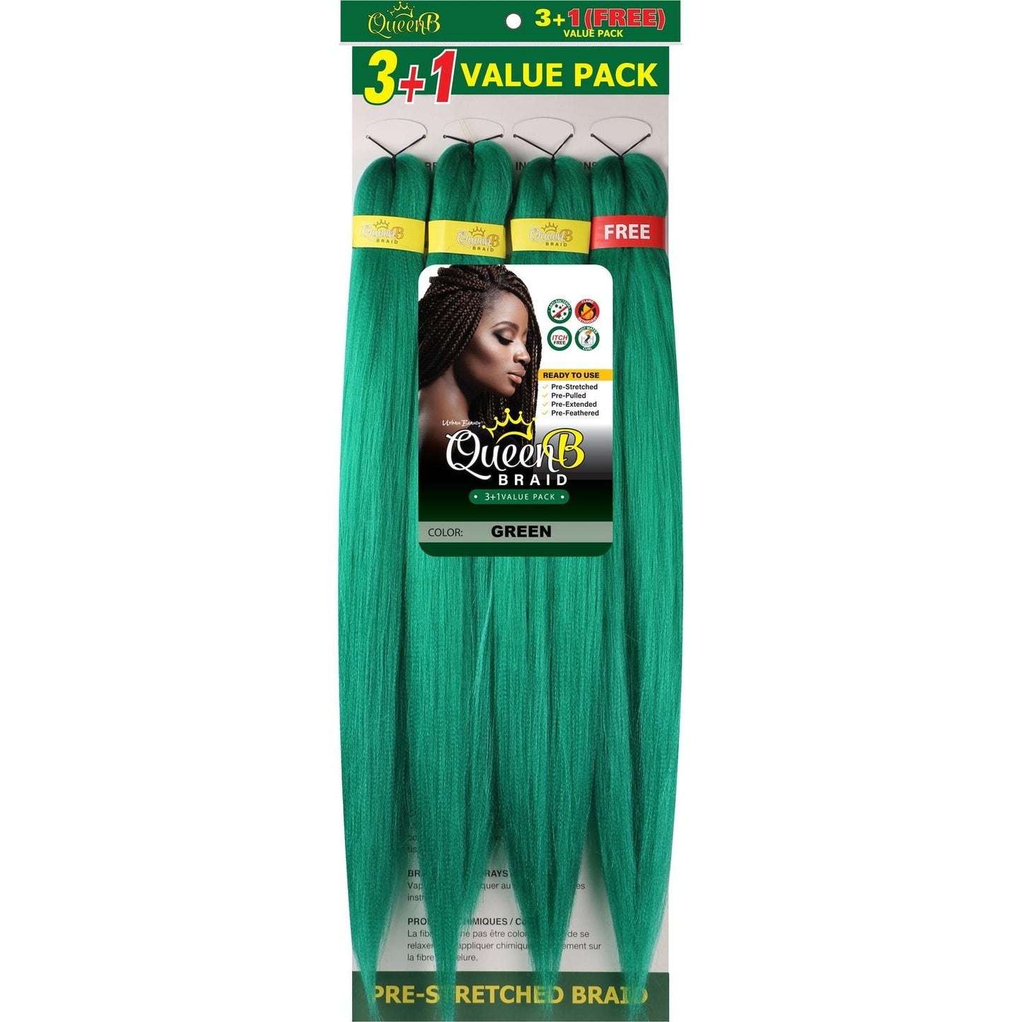 Queen B Pre-Stretched Value Braiding Pack