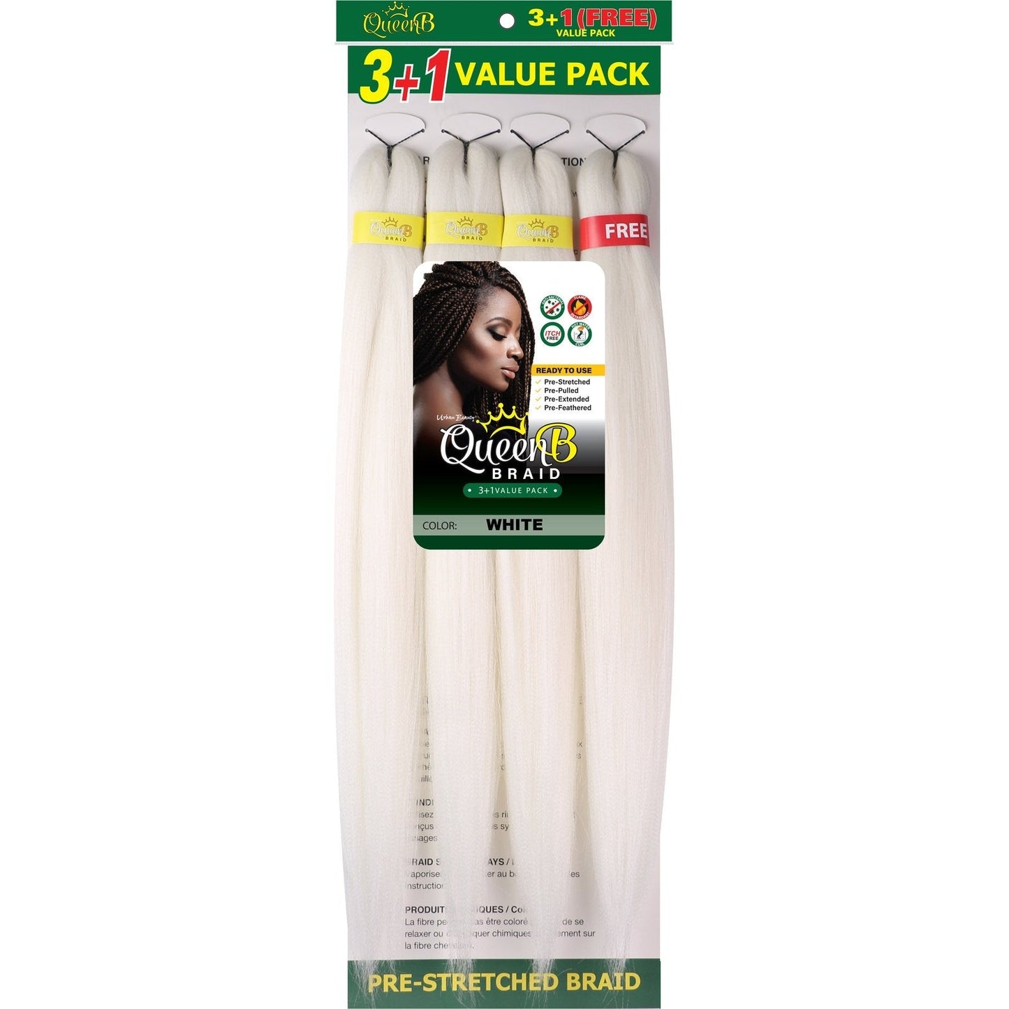 Queen B Pre-Stretched Value Braiding Pack