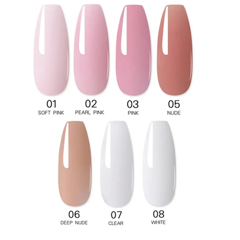 Nail Gel Set 6W LED Lamp Full Manicure Set Quick Extension Nail Kit Gel Building Polygels Set For Nails Tool Kit