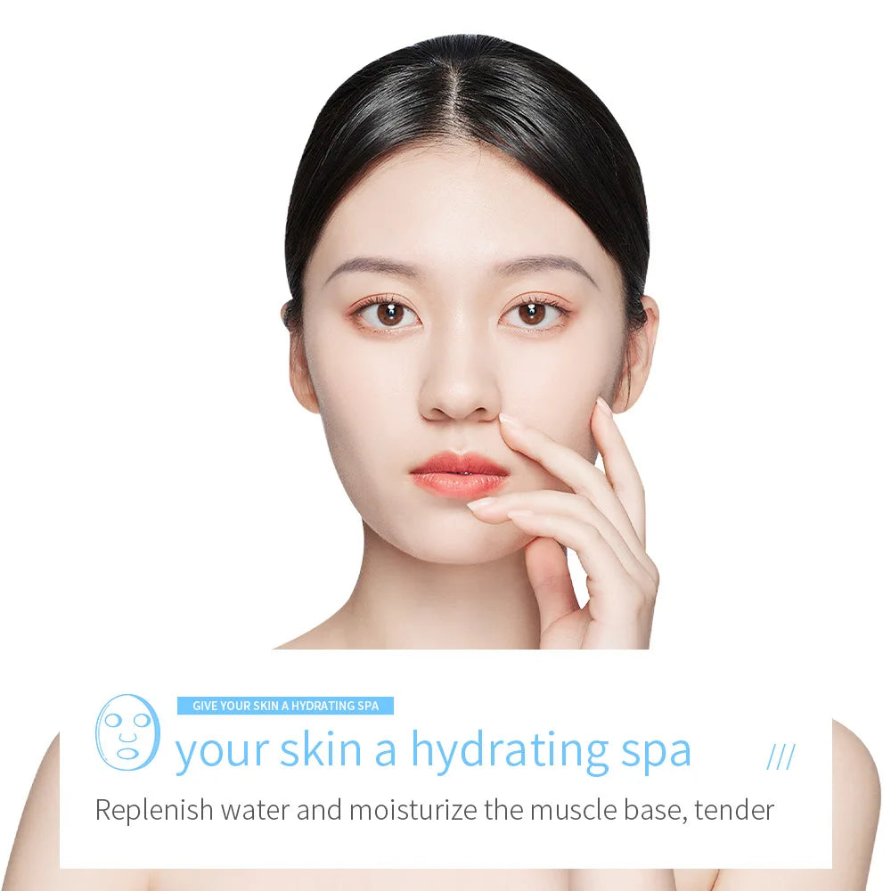 20pcs BIOAQUA Centella Collagen  Vitaman C Hyaluronic Moisturizing Refreshing Facial Sheet Mask
