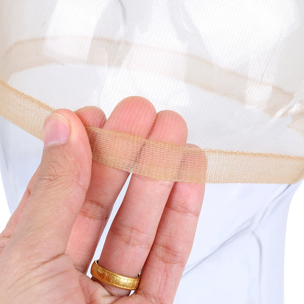 New  2/pcs HD Invisible Wig Stocking Cap