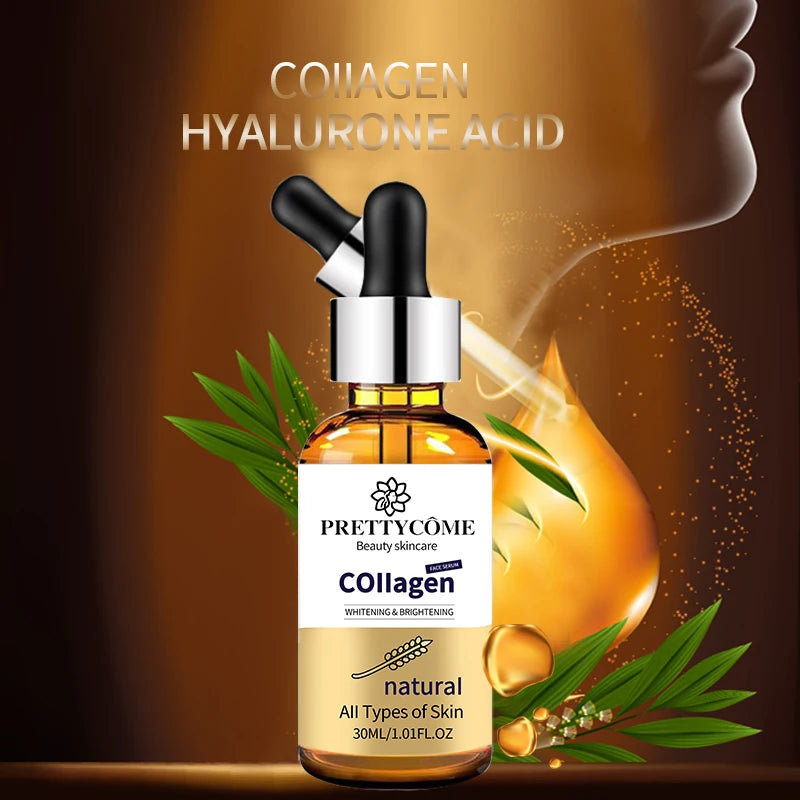 PRETTYCOME Collagen Face Serum Brightening Anti-aging Facial Care
