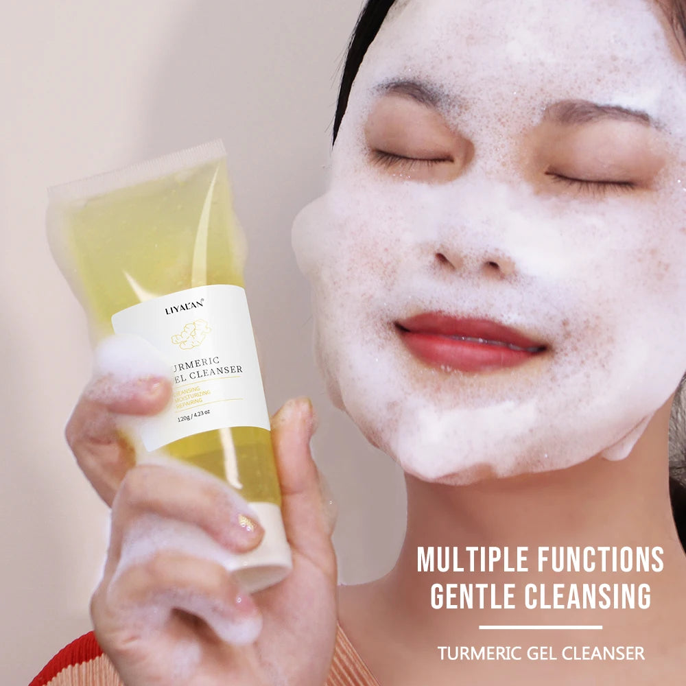 LIYALAN Turmeric Foaming Facial Cleanser