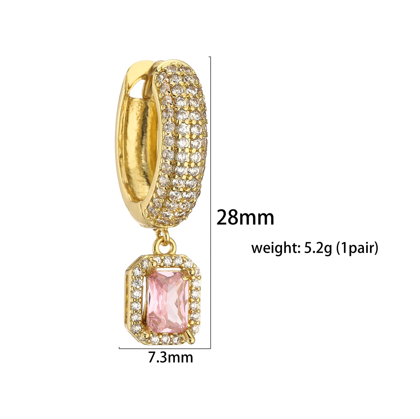18K Gold Plated Luxury Earrings
