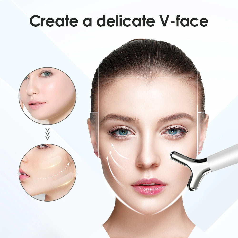 High Frequency Vibrating Face & Neck Anti Wrinkle Facial Contouring Device