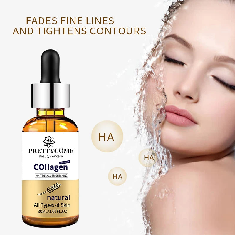PRETTYCOME Collagen Face Serum Brightening Anti-aging Facial Care