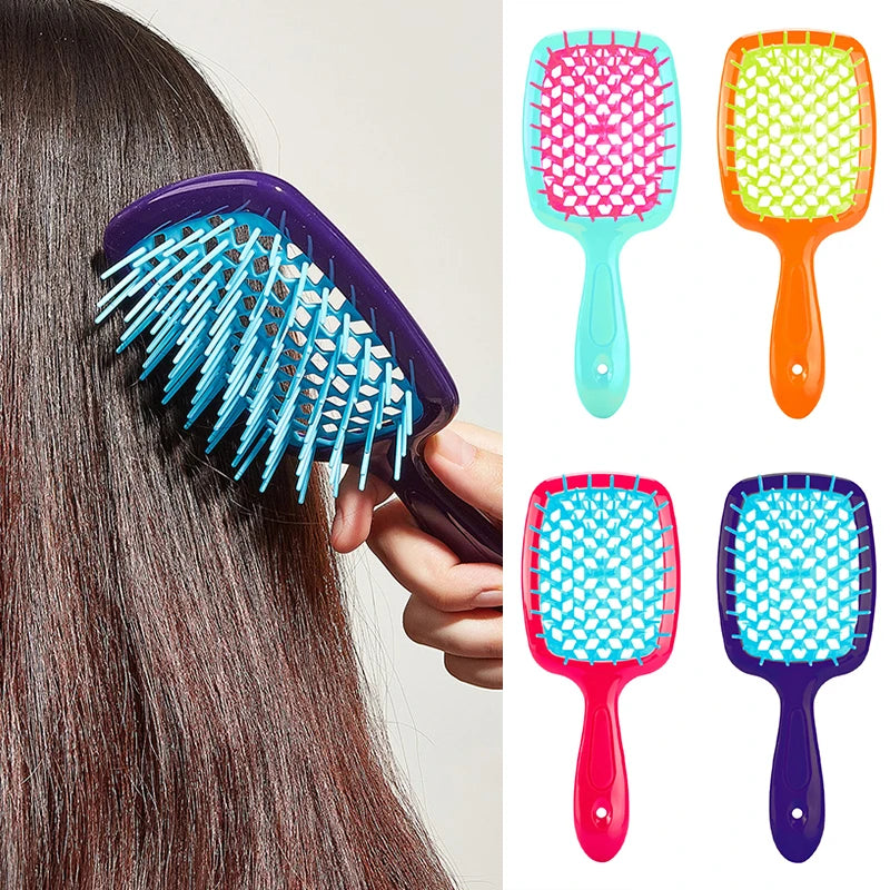 Wide Teeth Air Cushion Curly Hair Brush