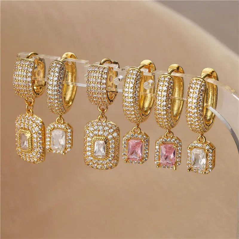 18K Gold Plated Luxury Earrings