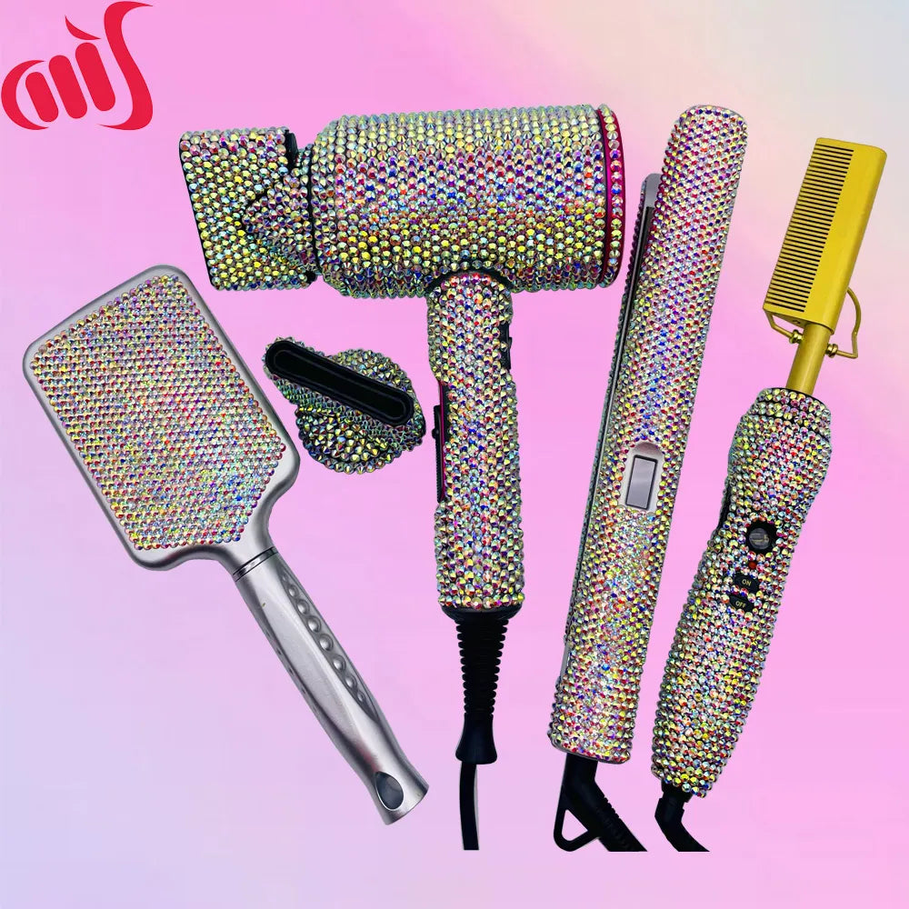 Crystalized  Hair Tool Set