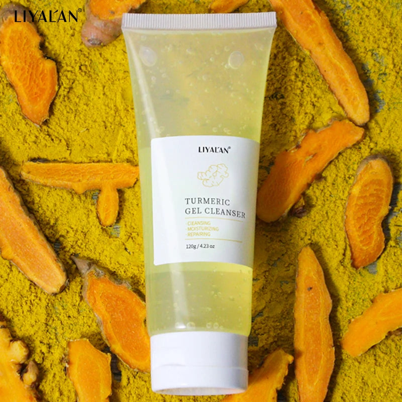 LIYALAN Turmeric Foaming Facial Cleanser